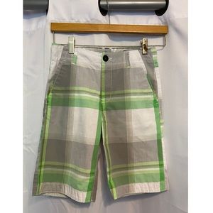 Calvin Klein Youth At the Knee Plaid Shorts